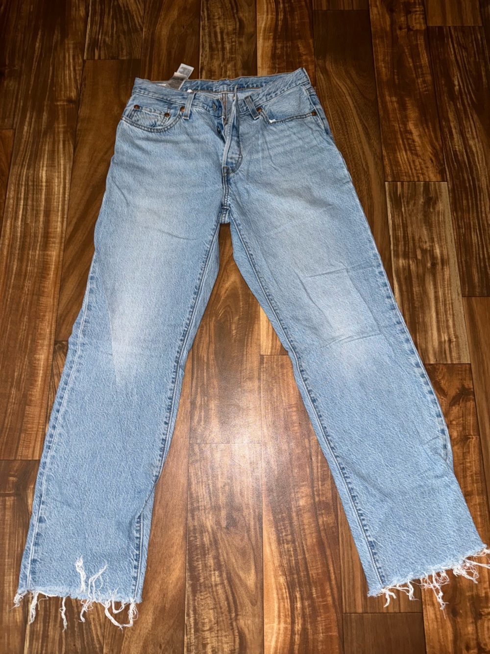 Classic Light Blue Women's low-Waist 501 levi